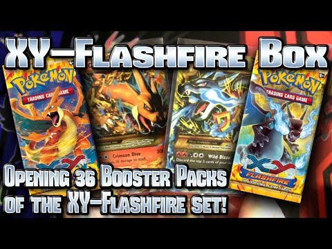 Pokémon XY: Flashfire TCG Booster Box Opening!