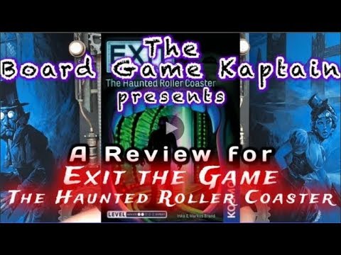 The Board Game Kaptain's review for Exit: The Game The Haunted Roller Coaster