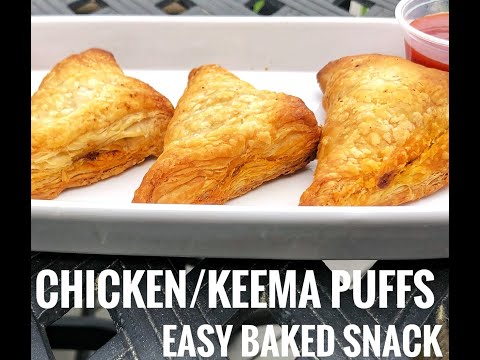 Chicken Puffs | Keema Puffs | Puffs Recipe | Easy Party Appetizers Or Evening Snack Recipes