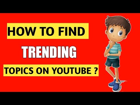 How to find trending topics for youtube 2022