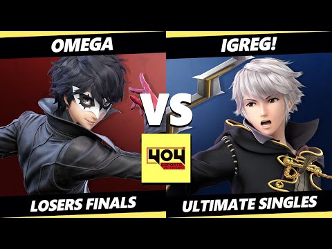 4o4 Weekly 19 LOSERS FINALS - Omega (Joker) Vs. iGreg! (Robin) Smash Ultimate - SSBU