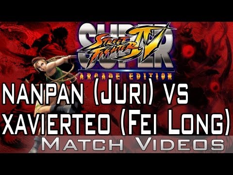 nanpan (Juri) vs xavierteo (Fei Long) SSF4 AE 2012 Match Video HD Super Street Fighter 4