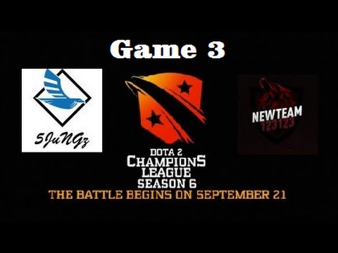 5Jungz vs NewTeam, 3 игра, Dota2 Champions League (Русскоязычный стрим)