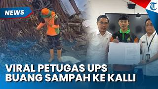 VIRAL PETUGAS UPS Buang Sampah ke Kali Jakarta Timur, Ternyata Ini Alasan Pelaku