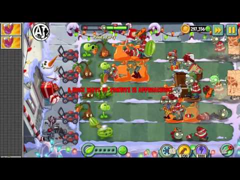 Plants vs Zombies 2 Christmas Pinata Party 12/27/2015