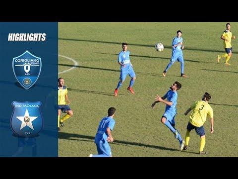 Corigliano vs Paolana (5dic18) highlights e interviste