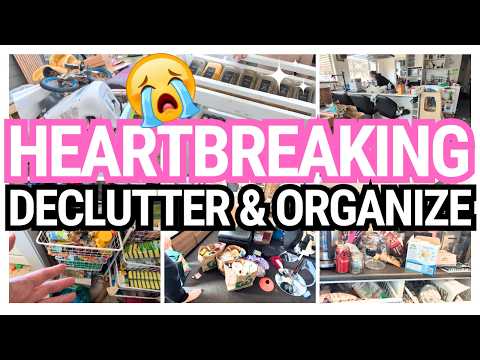*NEW* 🧼✨EXTREME DECLUTTER + ORGANIZE WITH ME | 2 FULL MONTHS OF CLEANING MOTIVATION AFTER HEARTBREAK