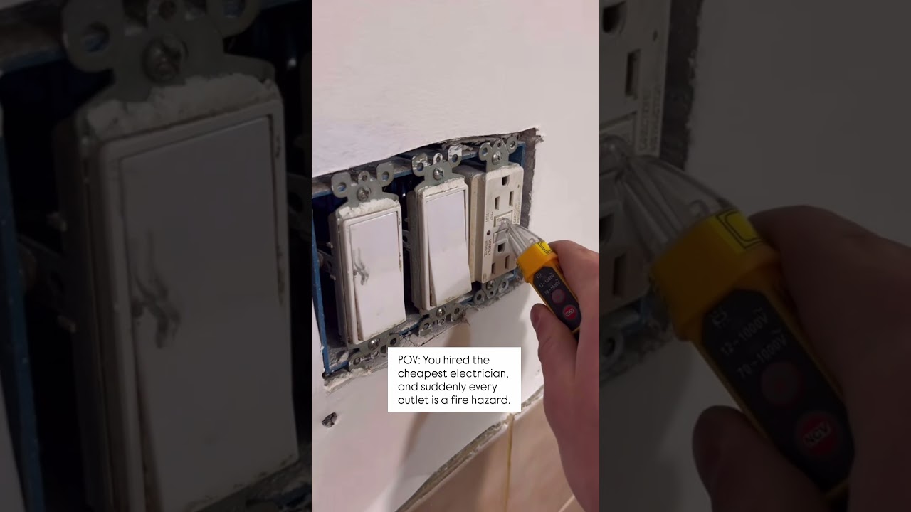 Home inspection #homeinspection #homeinspector #realestate #diy #electrician #electrical #renovation