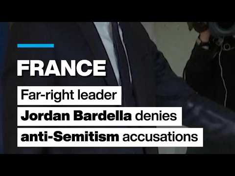 French far-right leader Bardella denies anti-Semitism accusations