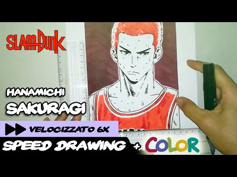 Hanamichi Sakuragi - disegno in 22 min | Slam Dunk