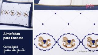 Quarto Econômico para Bebê Elegance Cavalinho de Balanço Marinho | Ref: 60744