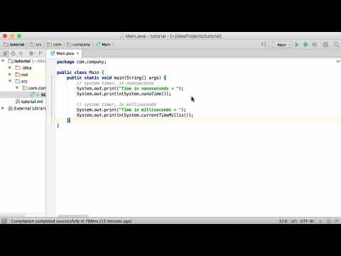 70.Java Tutorial - #70 - Java Nanotime & Milliseconds