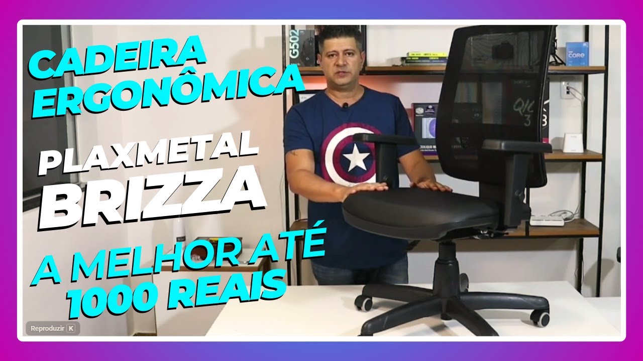 Cadeira Ergonômica Brizza. A melhor e mais vendida, cadeira ergonômica com o melhor custo-benefício!