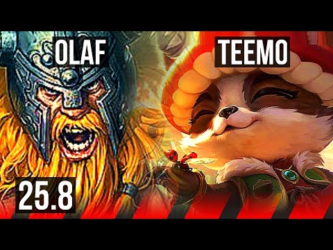 OLAF vs TEEMO (TOP) | 6/2/10 | NA Challenger | 25.8