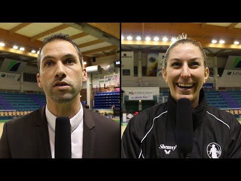 FABRICE FERNANDES & JENNY FOUASSEAU après St Amand - Wasserburg en Eurocup