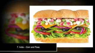 10 Unique Subway Menu Items From Around the World