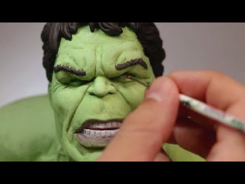 Hulk Sculpture Timelapse