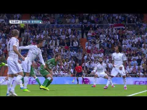 Penalty goal of Albacar (0-1) Real Madrid - Elche CF