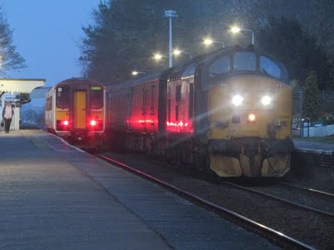37425 'Concrete Bob' & 37423 'Spirit of the Lakes' HORNS AND THRASHES out of Cantley