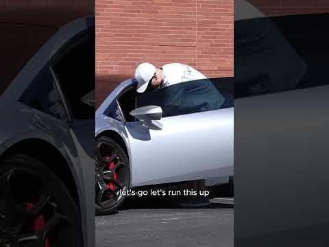 Lamborghini Gold Digger caught in 4k  #automobile