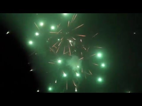 6 inch (150mm) Cylinder shell (Italy) 4 Esplosione Verde + Blinker Bianco