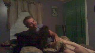 dad drunk on candy bars