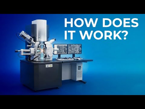 How does a scanning electron microscope (SEM) work?