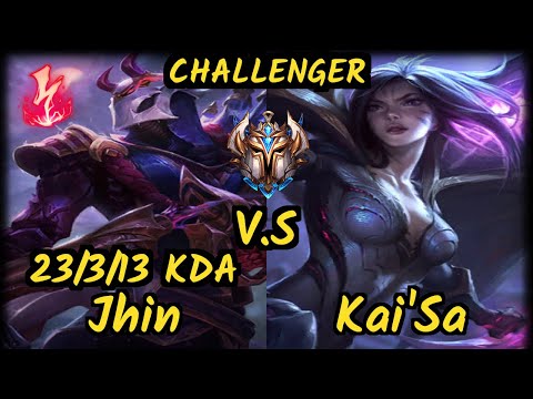 BJK HolyPhoenix (JHIN) vs KAI'SA - 23/3/13 KDA BOTTOM ADC CHALLENGER GAMEPLAY - EUW