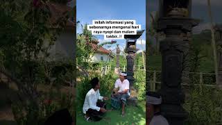 Download lagu THIS IS THE ACTUAL INFORMATION ABOUT NYEPI DAY mp3
