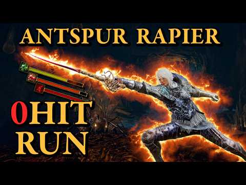 ROT, POISON, BLEED And Raw Damage All In ONE Weapon?! Antspur Rapier No Hit Run