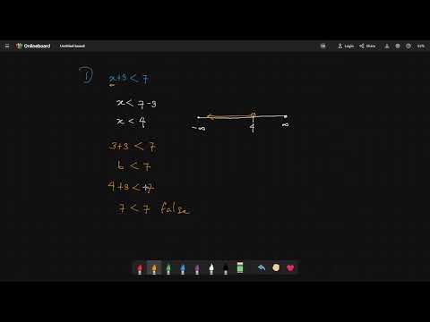 අසමානතා විසඳන මුලික ක්‍රමය | O/L Maths Inequalities