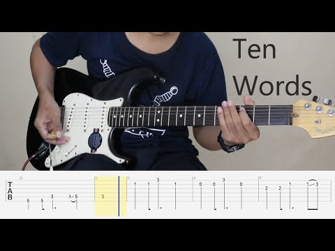 Ten Words - Joe Satriani - Guitar Tutorial TAB