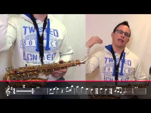 How to play Hey Brother by Avicii on Alto Sax (Sheet Music and Backing Track)