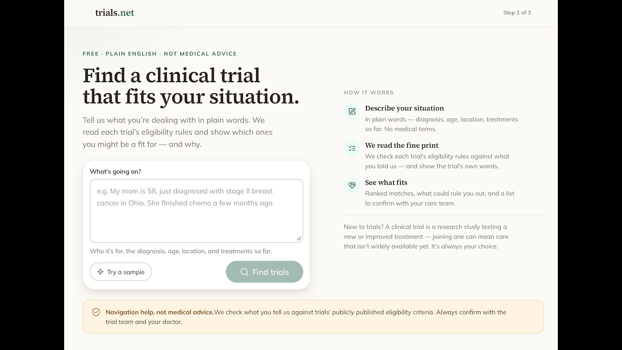 MyTrial (Andrew Michael) project preview