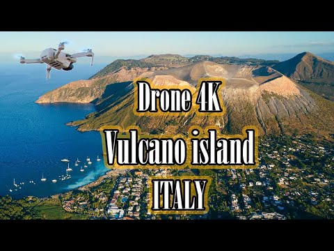 Aeolian Islands: Vulcano - Sicily - Italy drone 4K