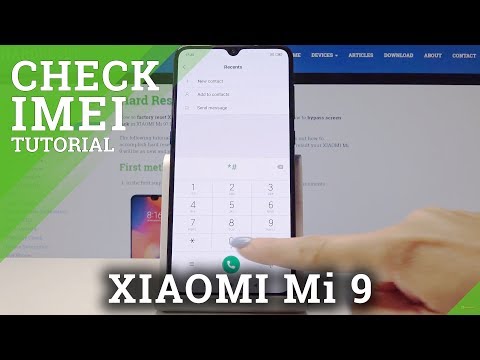 IMEI & Serial Number in XIAOMI Mi 9 - How to Check IMEI Number