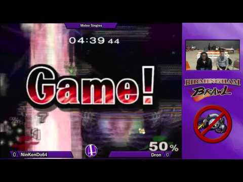 Birmingham Brawl 6 Melee Singles - CR2|NinKenDo64 (Falco) vs. Dron (Fox)