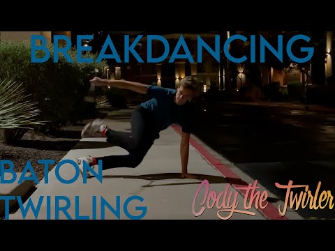 Breakdancing Footwork Combo - Baton Twirling