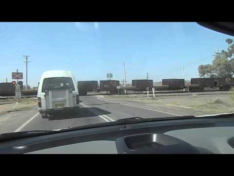Freight Train At Broken Hill Australia 6 October 2015
