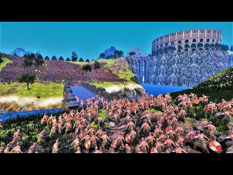Viking Army Raids The Roman City (EPIC BATTLE) - Ultimate Epic Battle Simulator