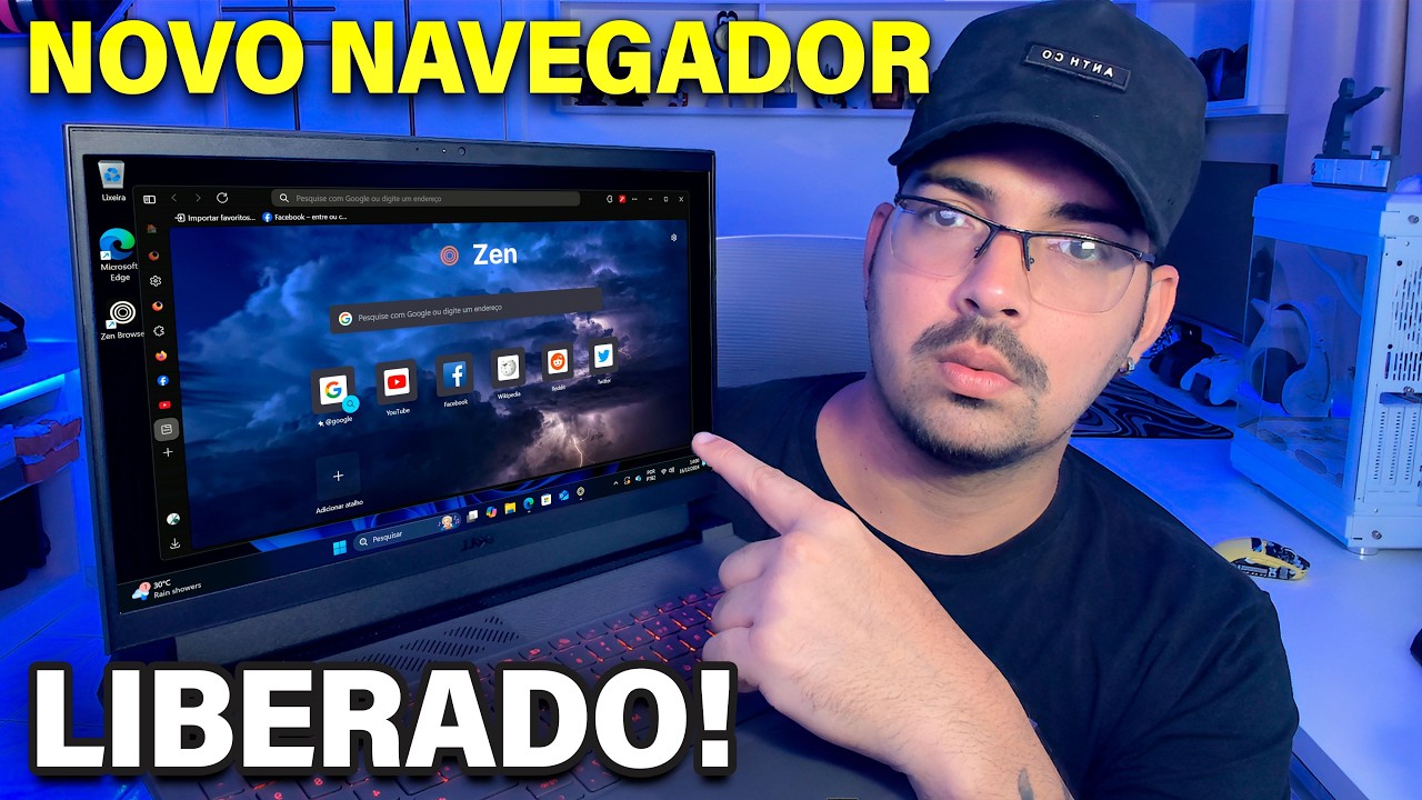 TCHAU GOOGLE CHROME?🤯 Fizeram um novo Navegador Incrível Pra PC! Zen Browser