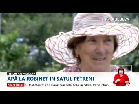 Apă la robinet pentru locuitorii satului Petreni din raionul Drochia