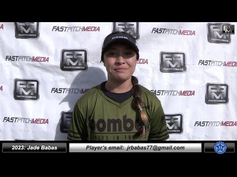 2023 Jade Babas Committed Alfred University Third Base and Middle Infielder Softball Skills Video