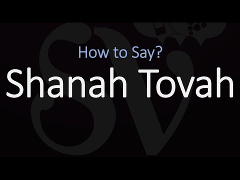 How to Pronounce Shanah Tovah? (CORRECTLY)