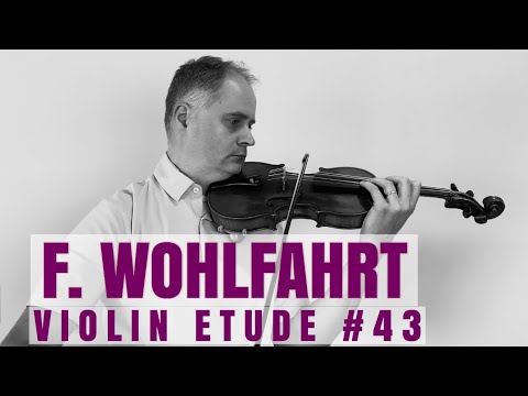 Franz Wohlfahrt Op. 45 Violin Etude no. 43 from Book 2 by @Violinexplorer