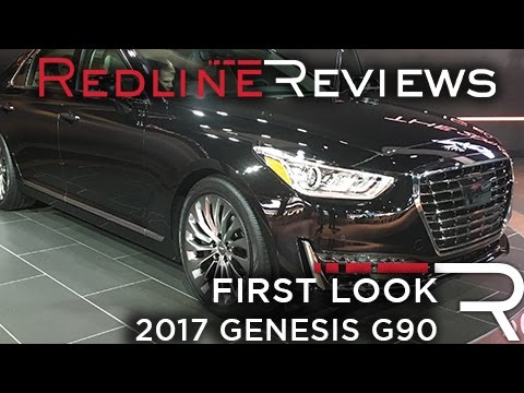 2017 Genesis G90 – Redline: First Look – 2016 Detroit Auto Show