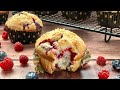 Muffins fruits rouges - recette Cyril Lignac