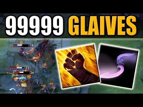 Cheat?! Unlimited AoE Glaives Combo [Sleight of Fist + Moon Glaives] Dota 2 Ability Draft