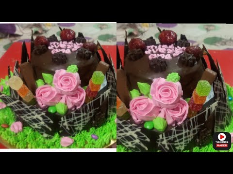How to make a two tier chocolate cake with Naznee Muntazir