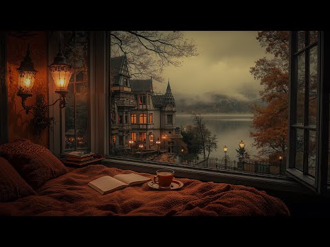 Cozy Autumn Reading Nook | Silent Hours in an Old Room | Dark Academia Music for Writing, Reflection